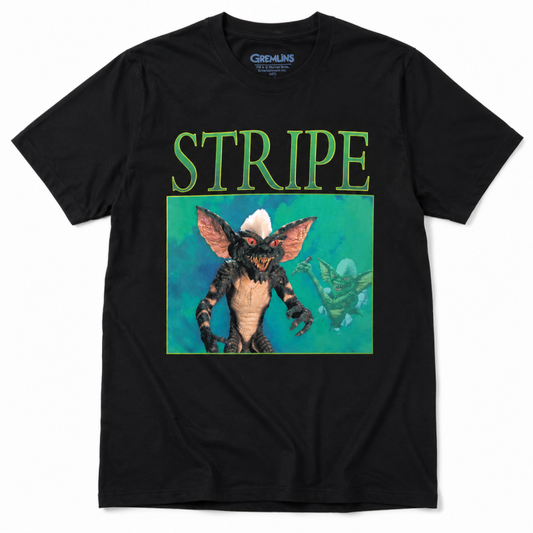 Gremlins グレムリン Tシャツ Stripe Homage (Black)