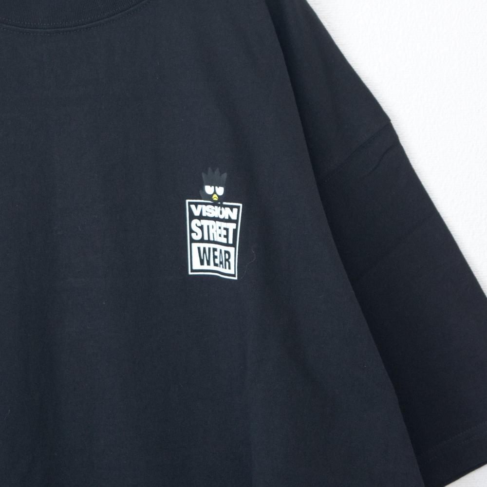 VISION STREET WEAR サンリオ Badtz-maru バッドばつ丸 Tシャツ BLACK