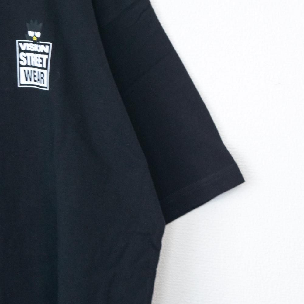VISION STREET WEAR サンリオ Badtz-maru バッドばつ丸 Tシャツ BLACK
