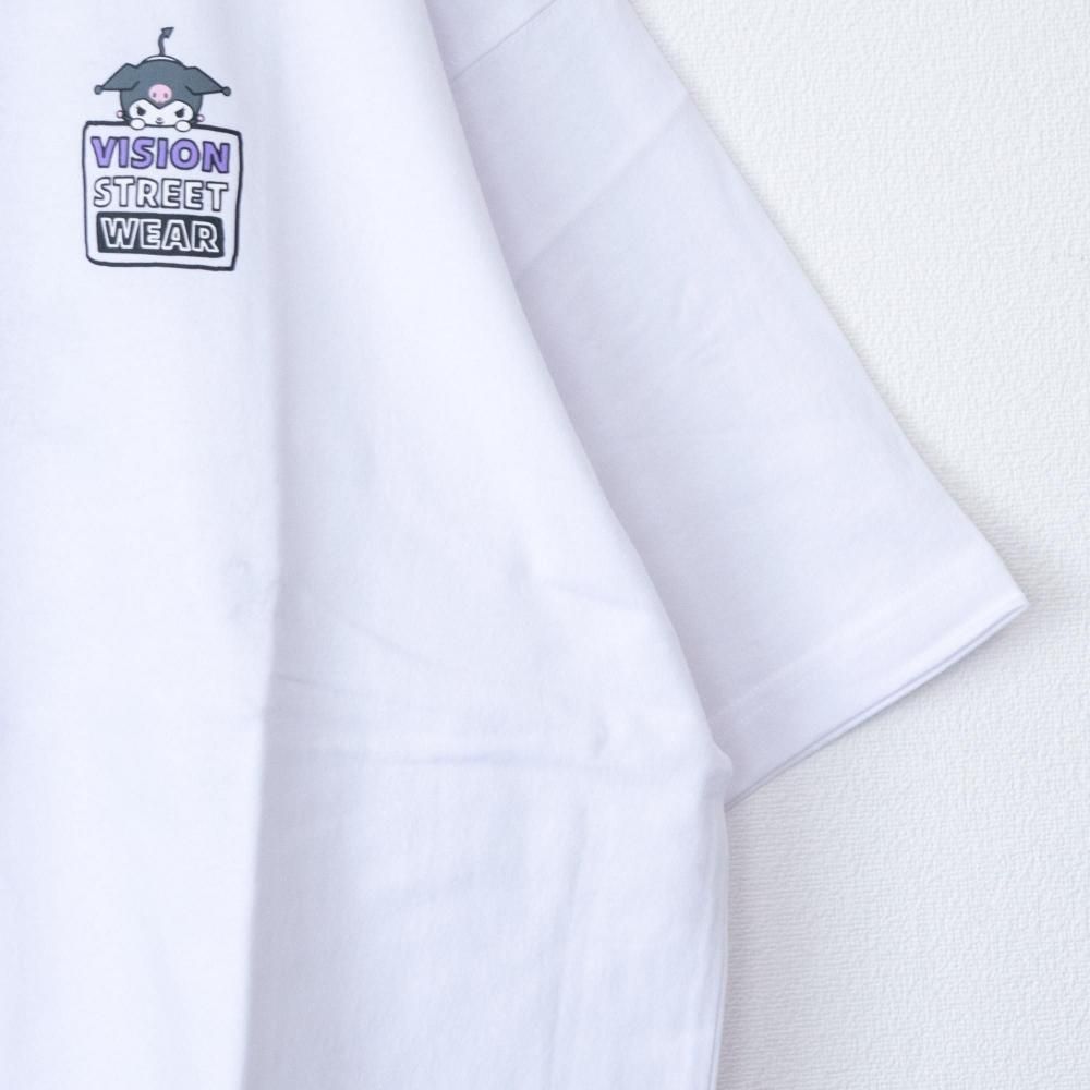 VISION STREET WEAR サンリオ Kuromi クロミ Tシャツ WHITE