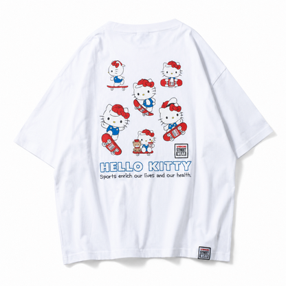 VISION STREET WEAR サンリオ HelloKitty キティ Tシャツ WHITE
