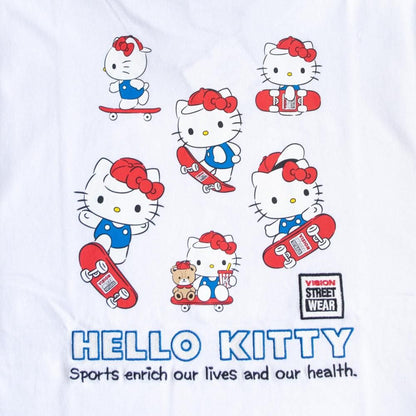 VISION STREET WEAR サンリオ HelloKitty キティ Tシャツ WHITE