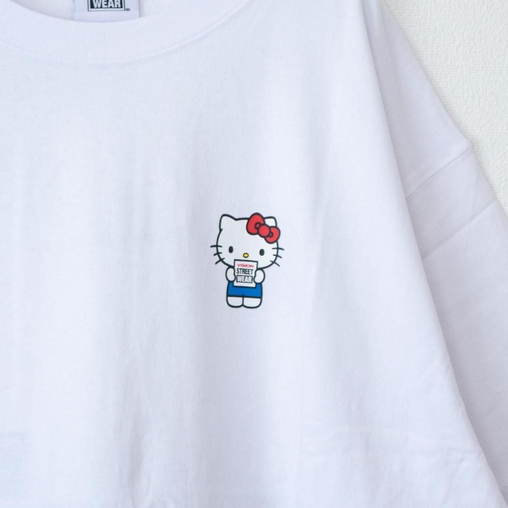 VISION STREET WEAR サンリオ HelloKitty キティ Tシャツ WHITE