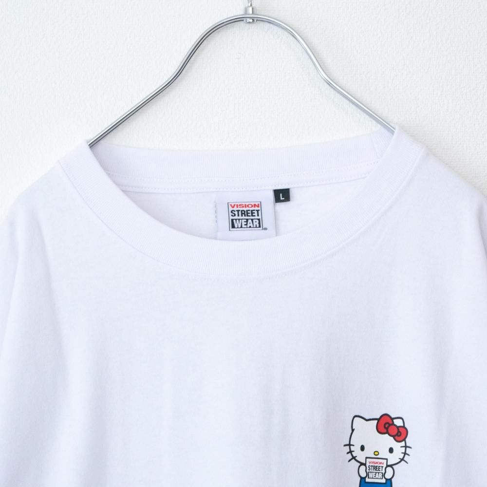 VISION STREET WEAR サンリオ HelloKitty キティ Tシャツ WHITE