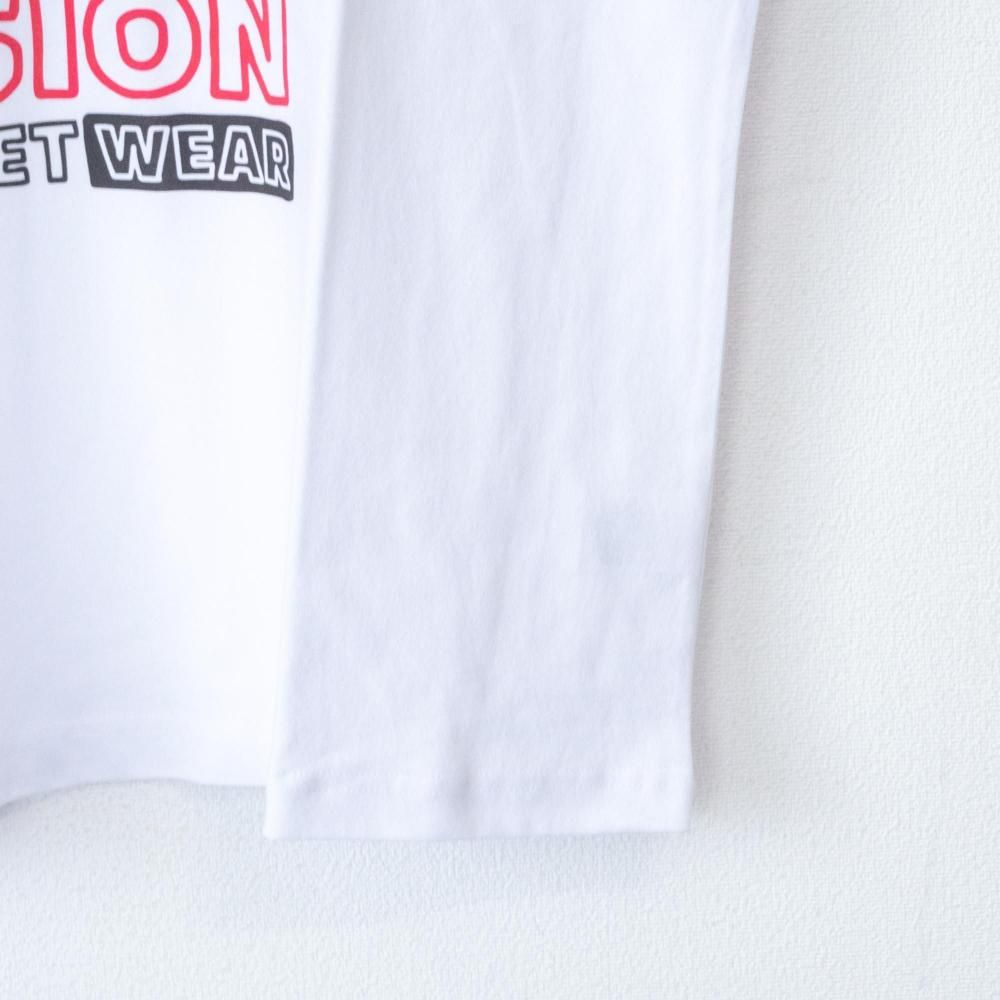 VISION STREET WEAR サンリオ HelloKitty キティ Front/Back Tシャツ WHITE