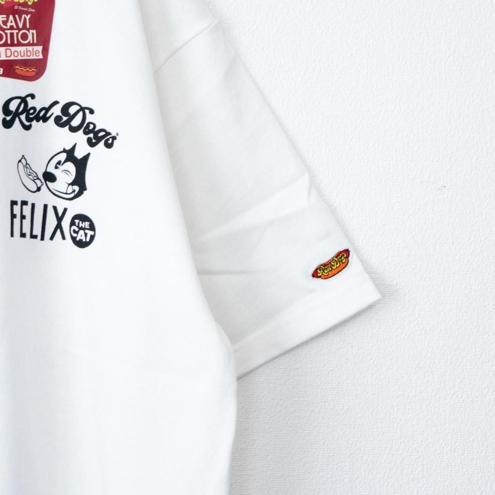 FELIX THE CAT RedDogs コラボ Tシャツ Beach WHITE