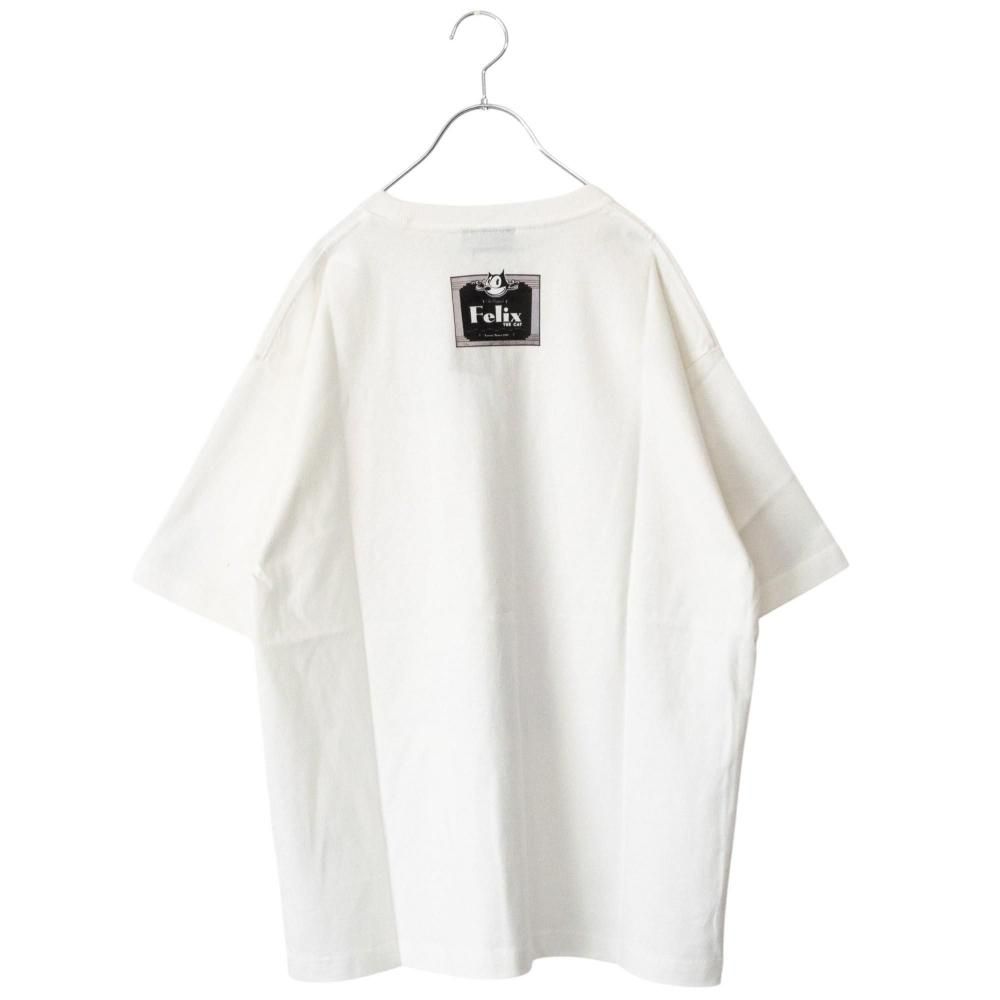 FELIX THE CAT ハットポスター Tシャツ IVORY