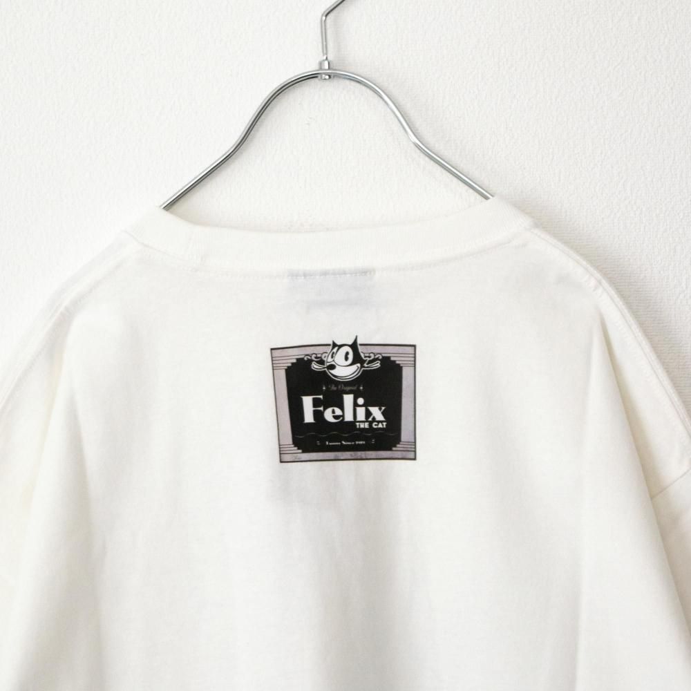 FELIX THE CAT ハットポスター Tシャツ IVORY