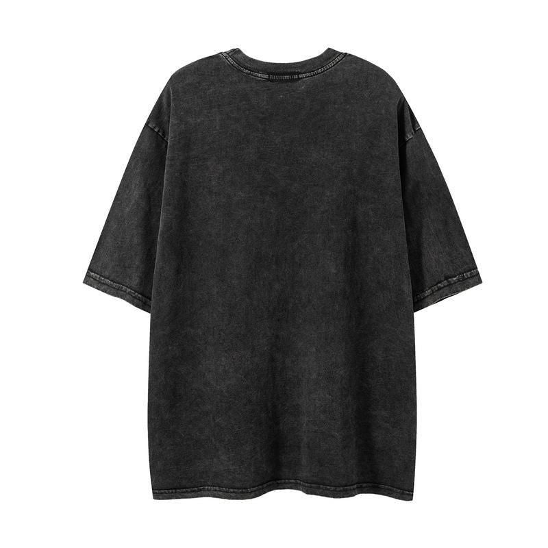 Money ウォッシュ加工 ユニセックス Tシャツ BLACK