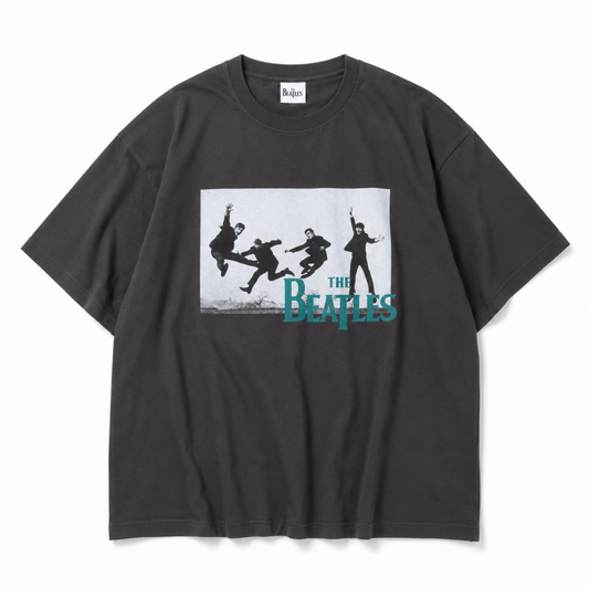 THE BEATLES Tour プリント Tシャツ CHARCOAL