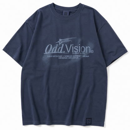 Odd.Studio Graffiti Tシャツ NAVY