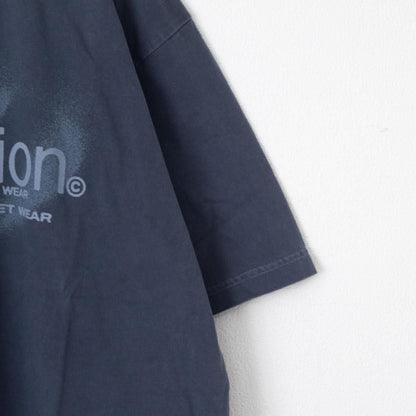 Odd.Studio Graffiti Tシャツ NAVY