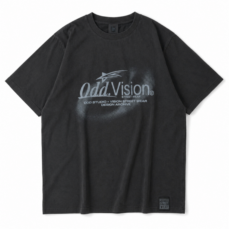 Odd.Studio Graffiti Tシャツ CHARCOAL