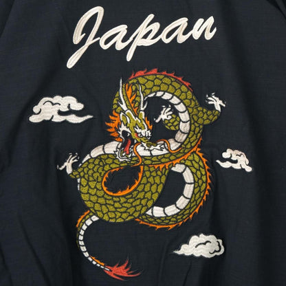POWER TO THE PEOPLE JAPAN Series 刺繍法被 Dragon BLACK