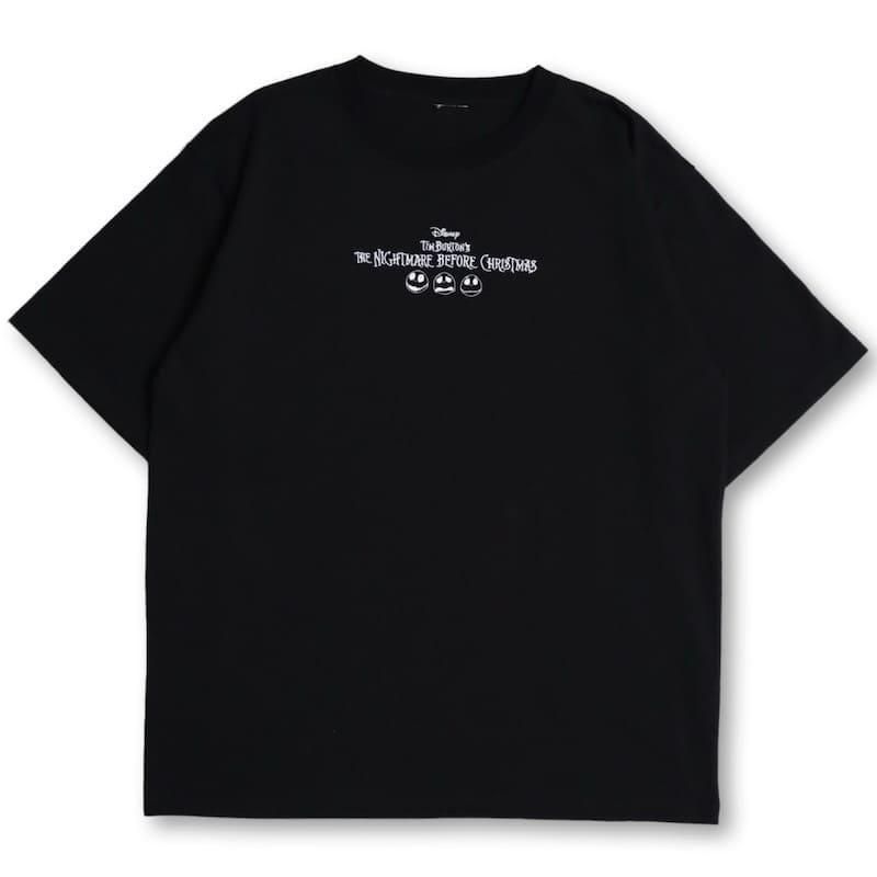 ナイトメアー・ビフォア・クリスマス Multi Illust Tシャツ BLACK