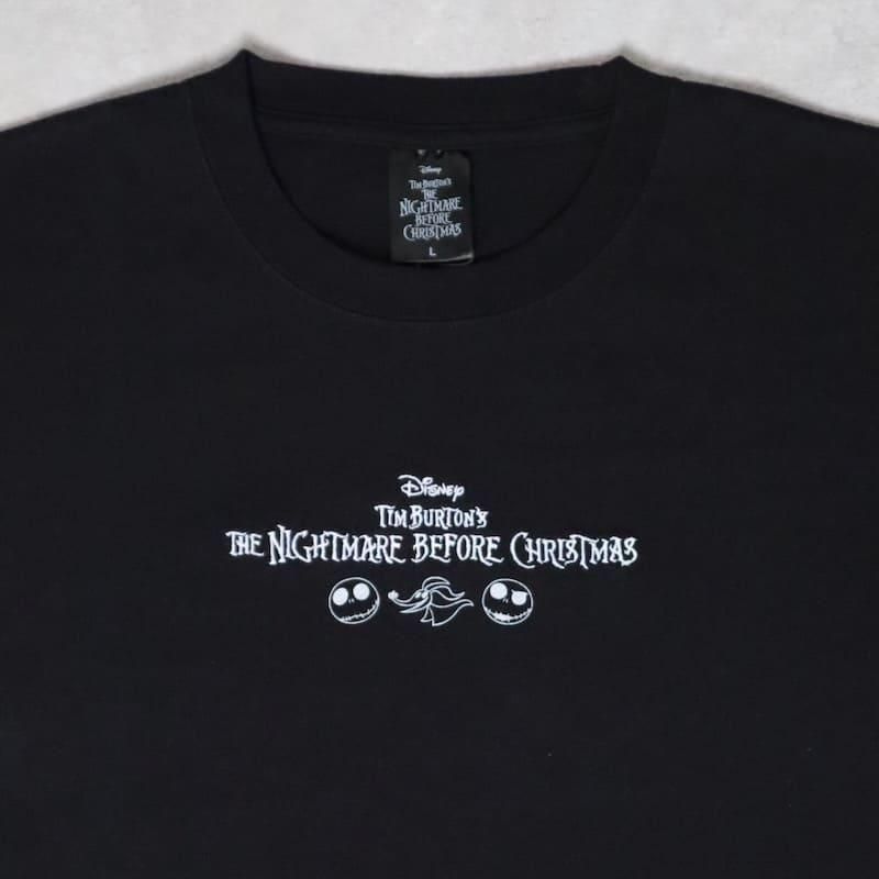 ナイトメアー・ビフォア・クリスマス Multi Illust Tシャツ BLACK