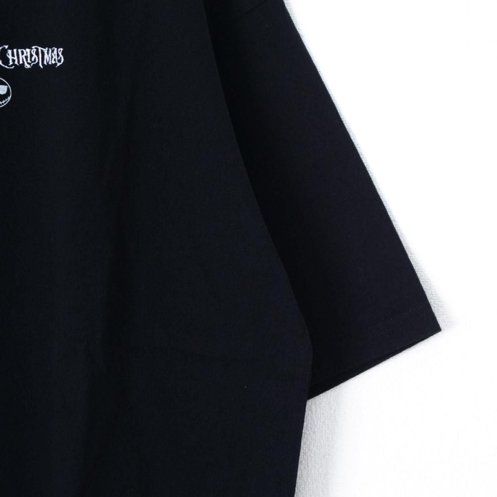ナイトメアー・ビフォア・クリスマス Multi Illust Tシャツ BLACK
