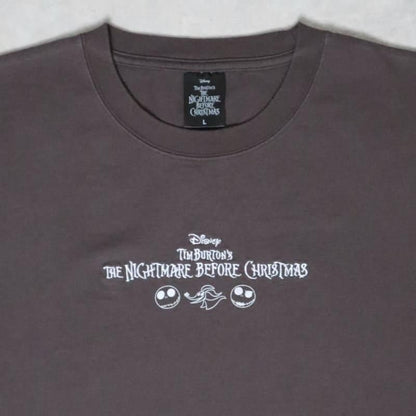 ナイトメアー・ビフォア・クリスマス Multi Illust Tシャツ CHARCOAL