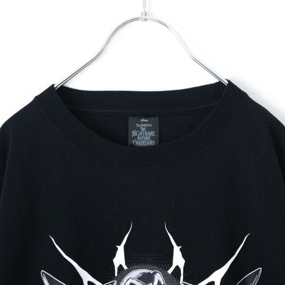 ナイトメアー・ビフォア・クリスマス Rockstyle Tシャツ BLACK