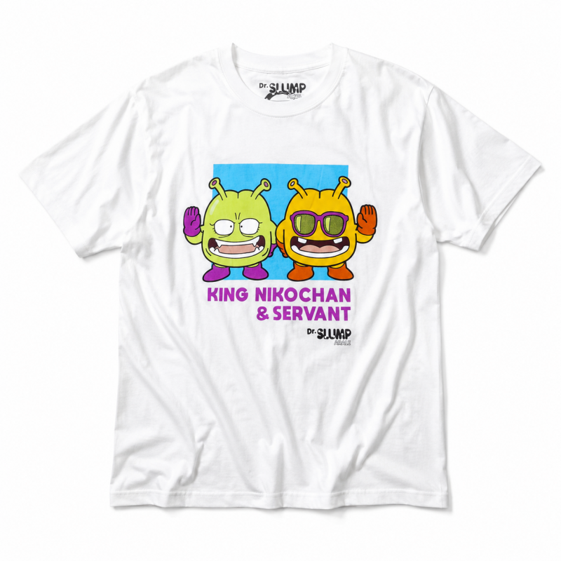 ドクタースランプ アラレちゃん Tシャツ ニコチャン大王 eplus923 WHITE