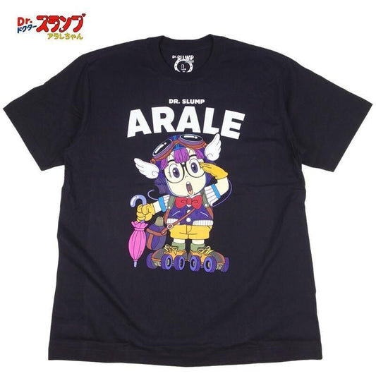 ドクタースランプ アラレちゃん Tシャツ あられちゃん ガっちゃん eplus1115 BLACK