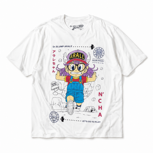 ドクタースランプ アラレちゃん Tシャツ アラレちゃん eplus944 WHITE