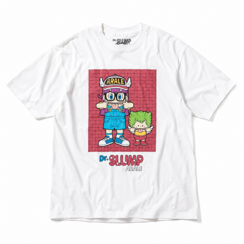 ドクタースランプ アラレちゃん Tシャツ アラレちゃん ガッちゃん eplus940  WHITE