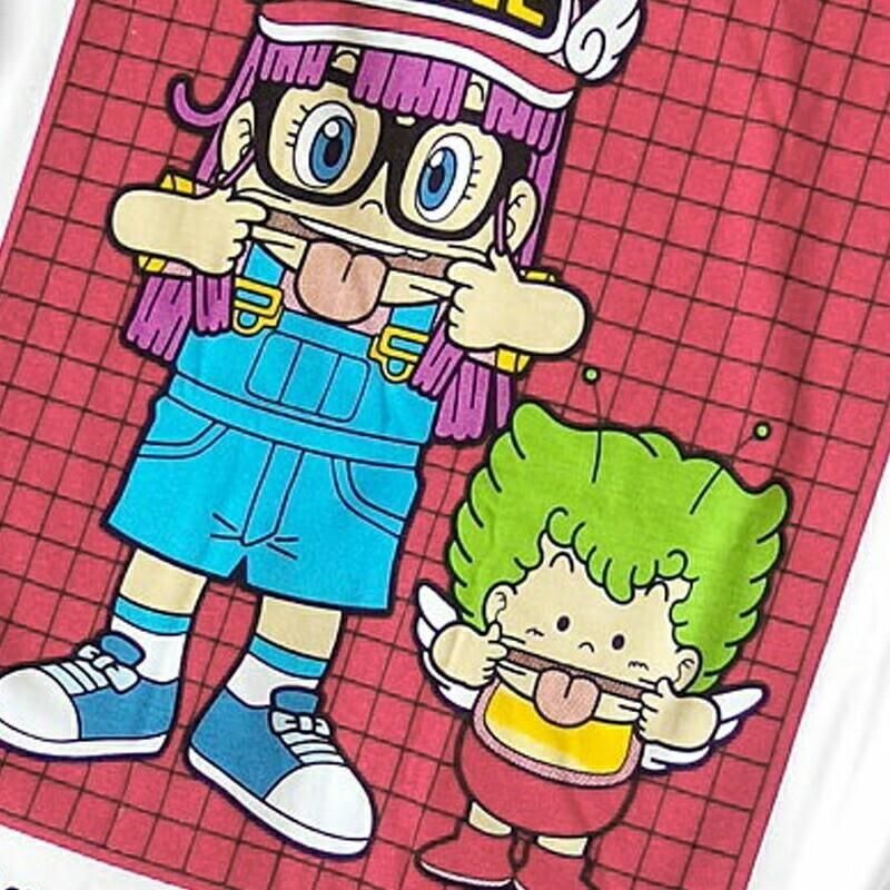 ドクタースランプ アラレちゃん Tシャツ アラレちゃん ガッちゃん eplus940  WHITE