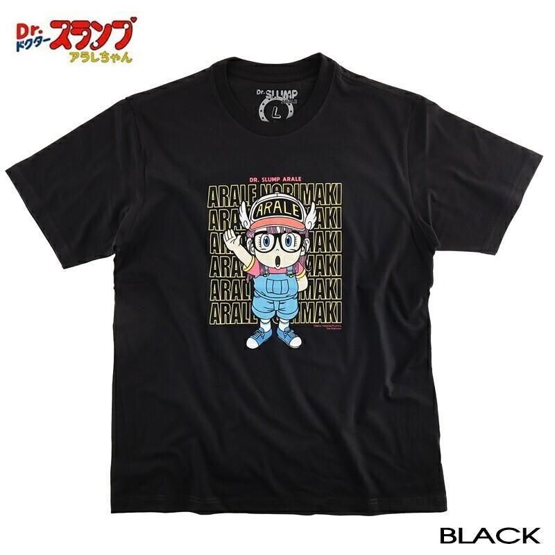 ドクタースランプ アラレちゃん Tシャツ アラレちゃん eplus1206 BLACK
