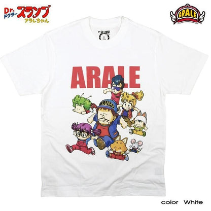 ドクタースランプ アラレちゃん Tシャツ キャラクター eplus1241 WHITE