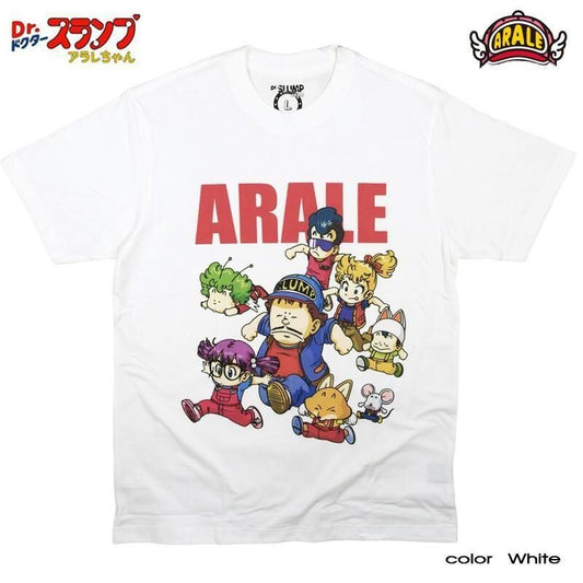 ドクタースランプ アラレちゃん Tシャツ キャラクター eplus1241 WHITE