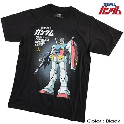 機動戦士ガンダム RX-78-2 Tシャツ BLACK eplus1205