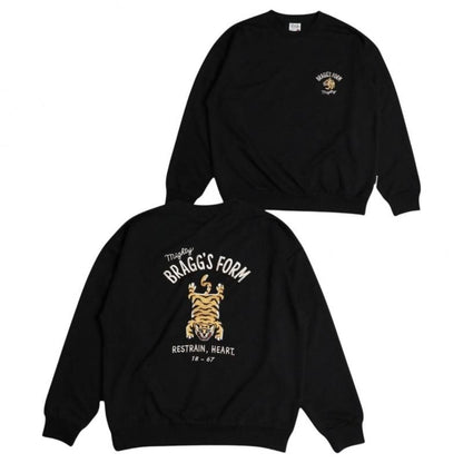 POWER TO THE PEOPLE TIGER 刺繍 スウェット BLACK