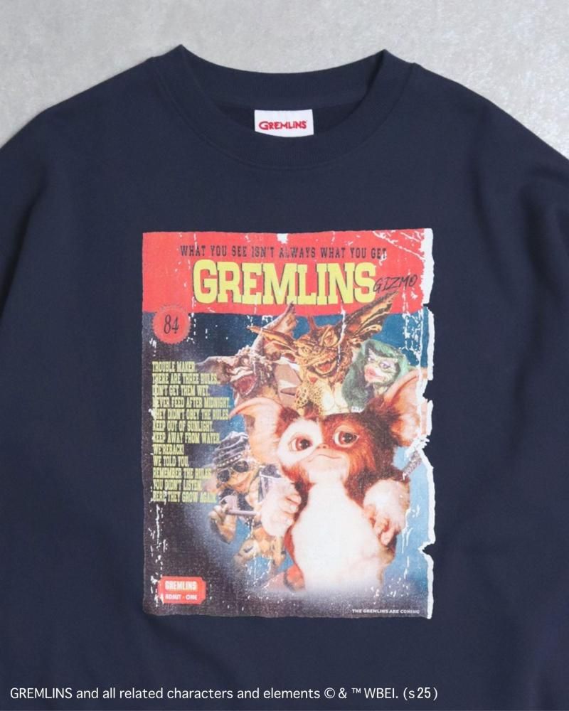 GREMLINS グレムリン ギズモ ムービーポスター スウェット NAVY