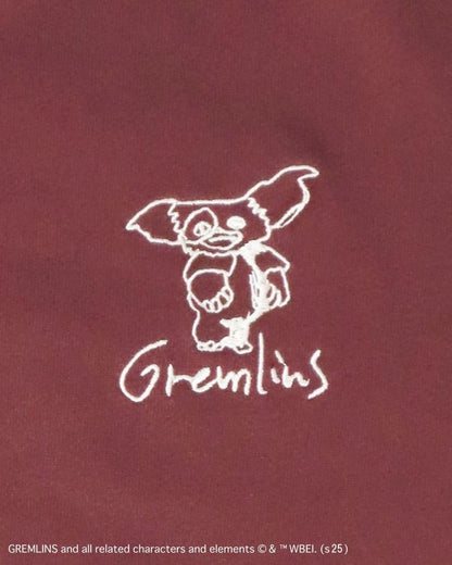 GREMLINS グレムリン ギズモ ラクガキ刺繍 ZIP パーカー WINE RED