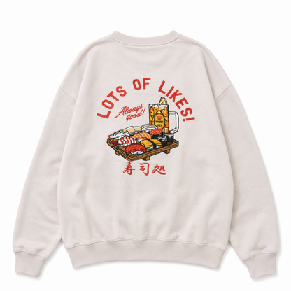 POWER TO THE PEOPLE Japan Series 寿司 スウェット IVORY