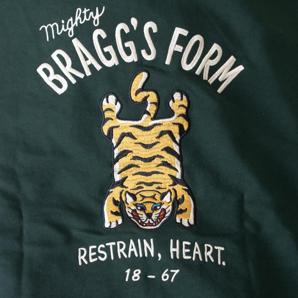 POWER TO THE PEOPLE TIGER ZIP パーカー D.GREEN