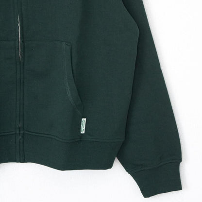 POWER TO THE PEOPLE TIGER ZIP パーカー D.GREEN