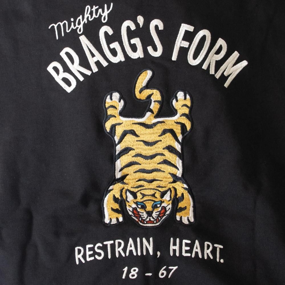POWER TO THE PEOPLE TIGER ZIP パーカー BLACK