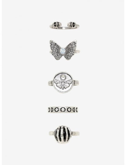 Death Moth Moon リングセット SILVER