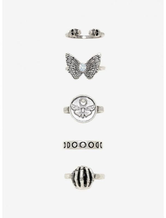 Death Moth Moon リングセット SILVER
