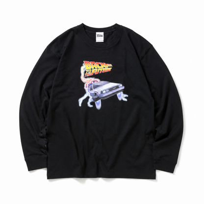キャラクター 長袖Tシャツ ロンT BACK TO THE FUTURE レトロ UNO1293 UNO1294