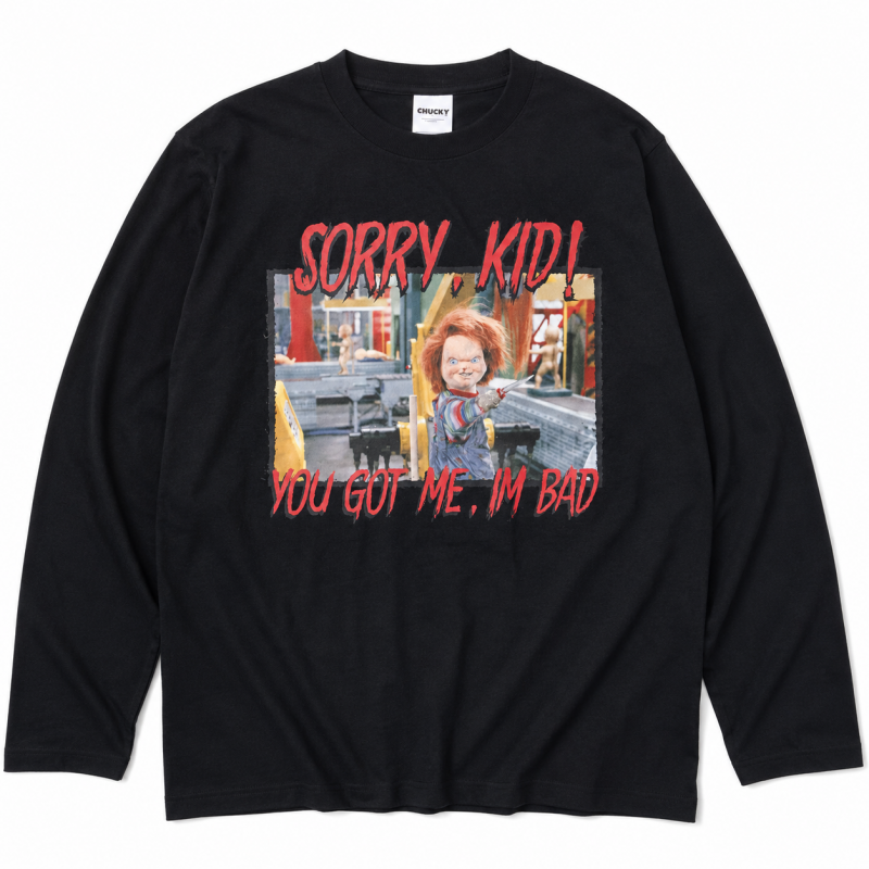 キャラクター 長袖Tシャツ ロンT CHUCKY バッド UNO1299 UNO1300