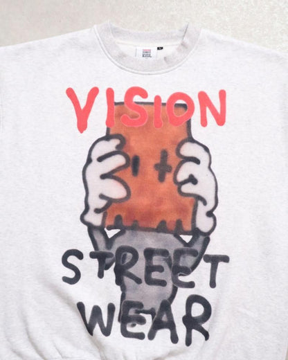 VISION STREET WEAR guernika ANONYMOUS スウェットシャツ GRAY