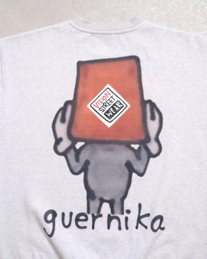 VISION STREET WEAR guernika ANONYMOUS スウェットシャツ GRAY