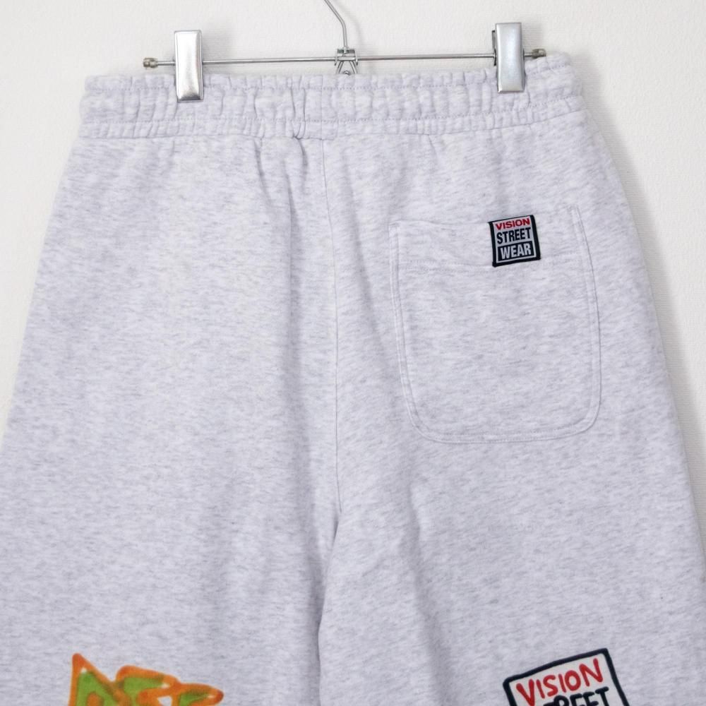 VISION STREET WEAR guernika All-Print スウェットパンツ GRAY