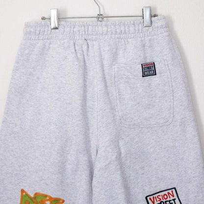 VISION STREET WEAR guernika All-Print スウェットパンツ GRAY