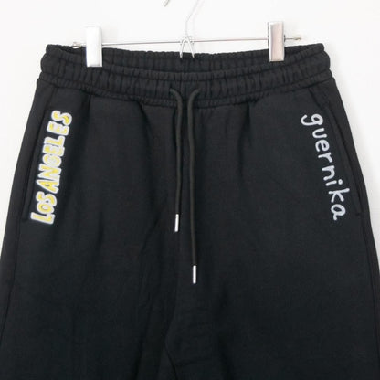 VISION STREET WEAR guernika All-Print スウェットパンツ BLACK