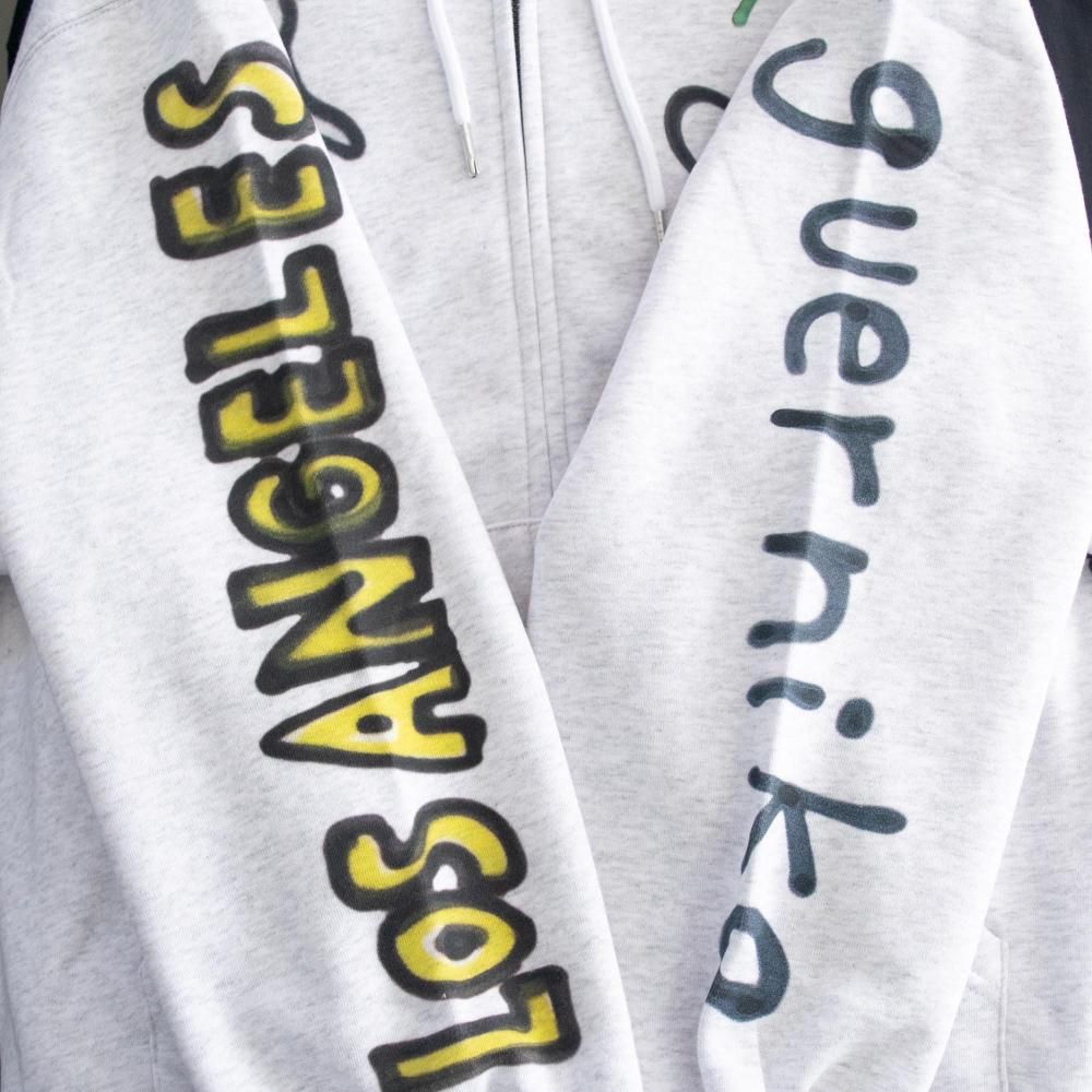 VISION STREET WEAR guernika All-Print ジップパーカー GRAY