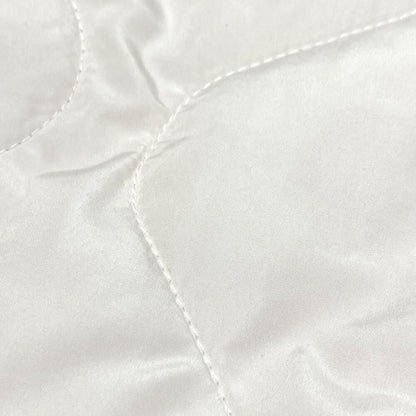 スーベニア刺繍 配色カラー 裏地 中綿キルティング ジャケット WHITE